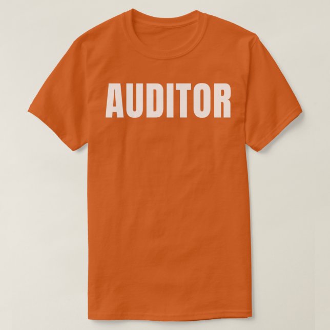 Camiseta Auditor Funny Job Profissão Aniversário Presente I (Frente do Design)