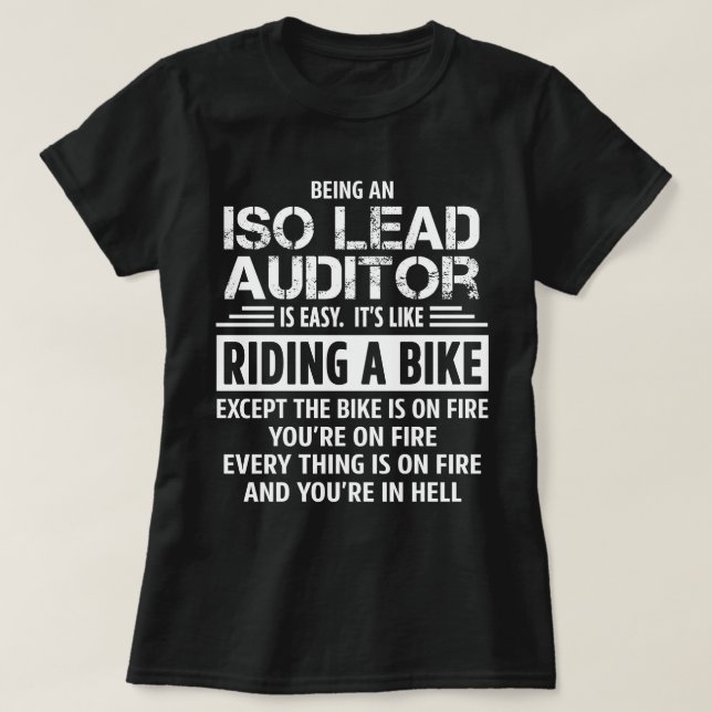 Camiseta Auditor líder ISO (Frente do Design)