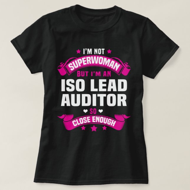 Camiseta Auditor líder ISO (Frente do Design)