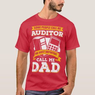 Camiseta Auditoria Contabilística Contabilística Pai do Aud