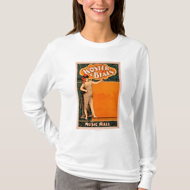 Camiseta Auditório de Koster & de Bial perto de Broadway (Frente)