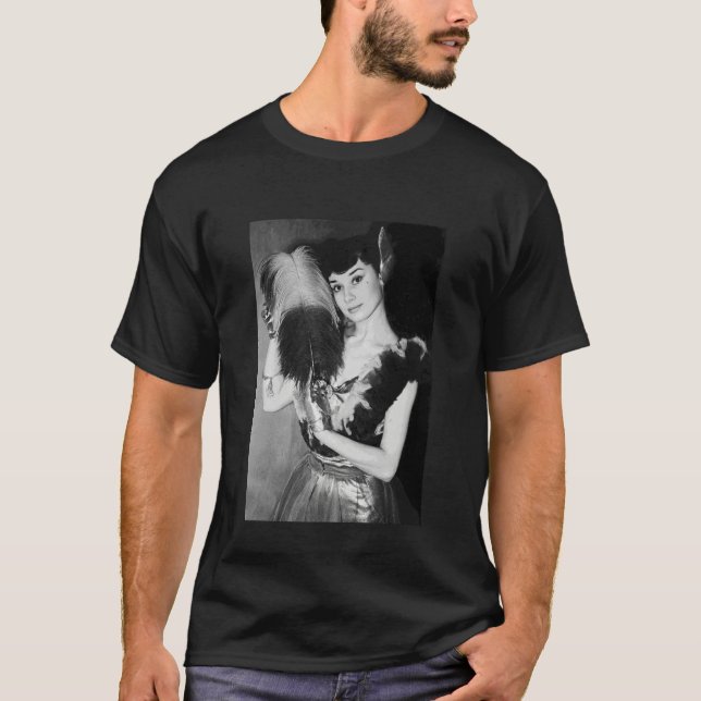 Camiseta Audrey Hepburn Modelo Honoria Plesch David De Beth (Frente)
