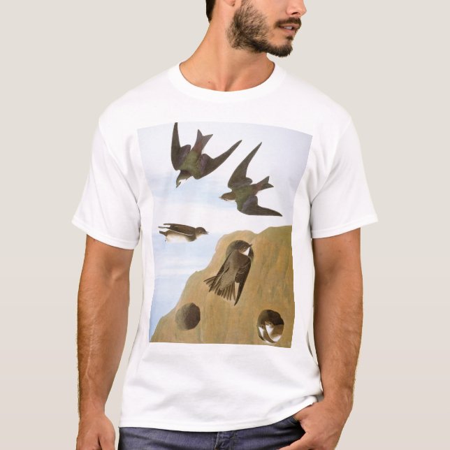 Camiseta Audubon: Andorinhas (Frente)
