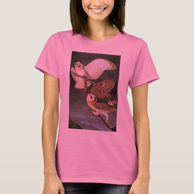 Camiseta Audubon: Barn Owl (Frente)