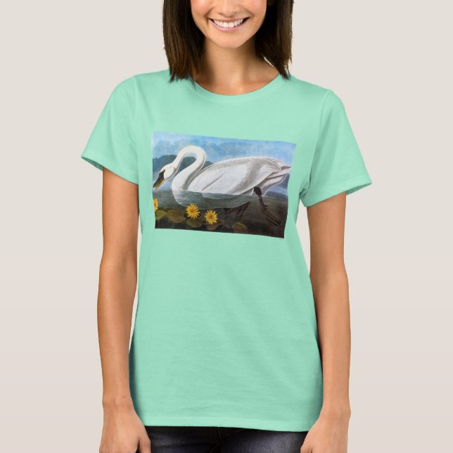 Camiseta Audubon: Cisne Comum (Frente)