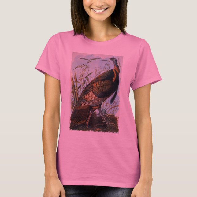 Camiseta Audubon: Wild Turkey (Frente)