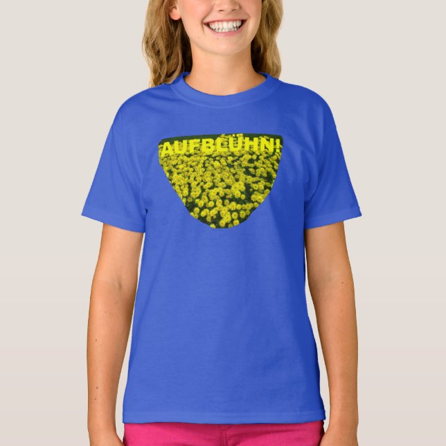 CAMISETA AUFBLÜHEN -  (Frente)