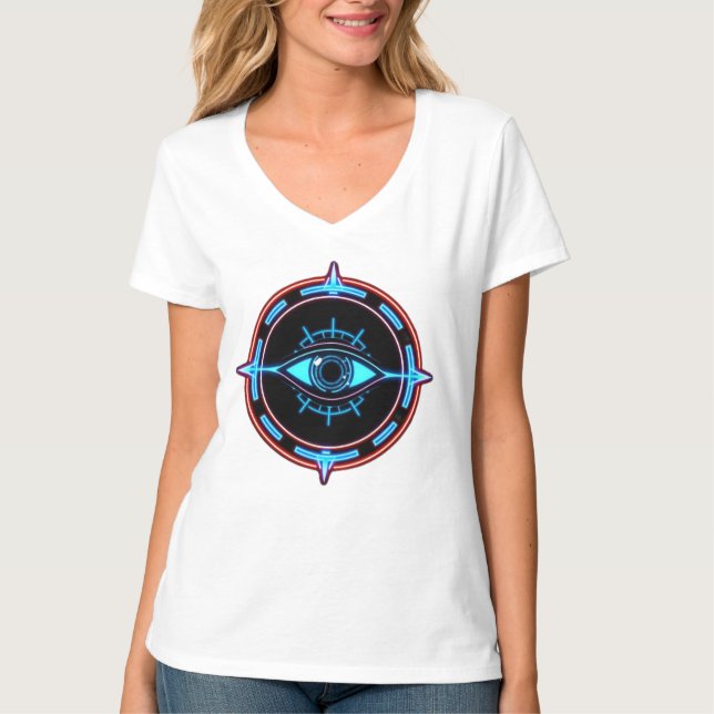 Camiseta Auge des Universums Der Blick in die Unendlichkeit (Frente)
