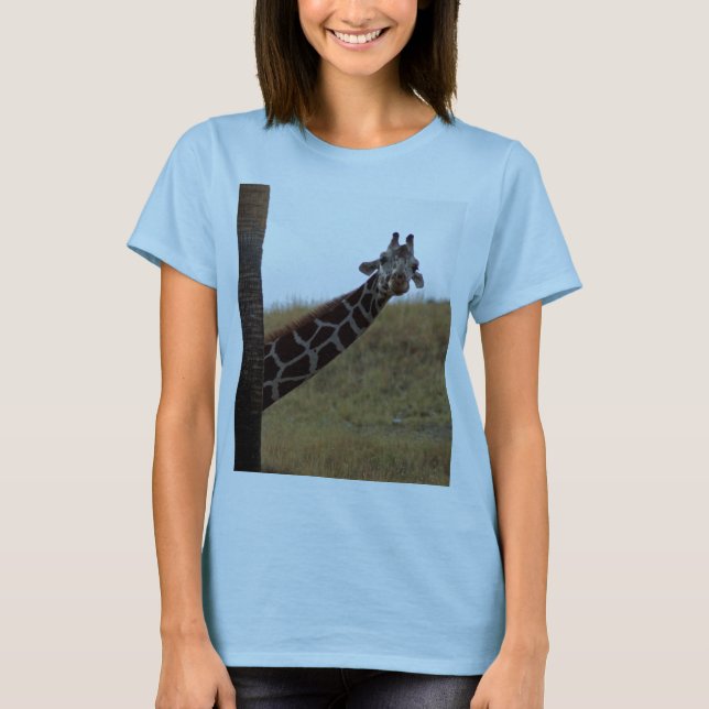Camiseta Auge do girafa uma vaia (Frente)