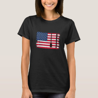 Camiseta Auger Maker Patriotic U Flag