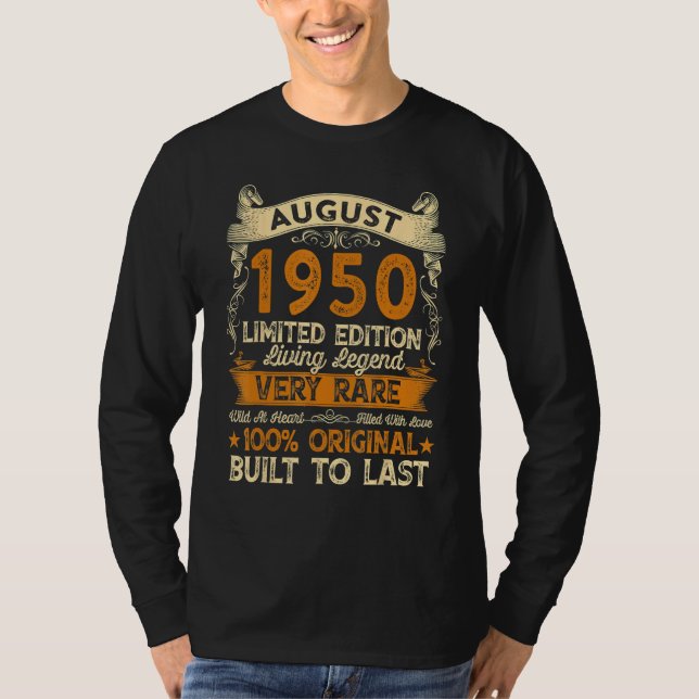 Camiseta August  1950 Living Legend Very Rare (Frente)