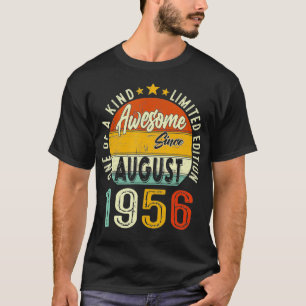 Camiseta August 1956 Limited Edition 65th Aniversário 65 An