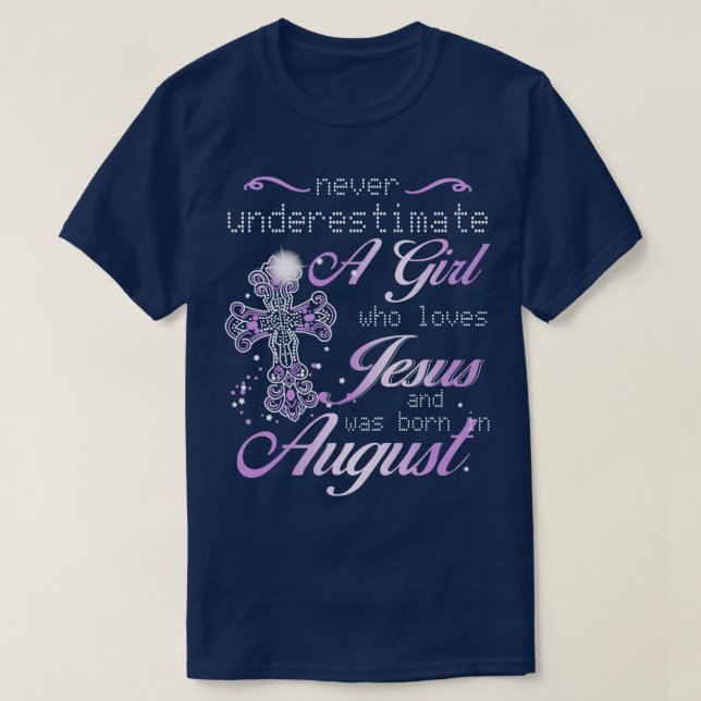 Camiseta August Girl (Frente do Design)