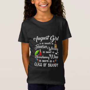 Camiseta August Girl É Suave Como Whiskey Do Tennessee