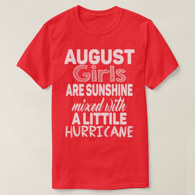 Camiseta August Girls (Frente do Design)