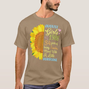 Camiseta August Girls 1988 34 Anos De Mina De Sol
