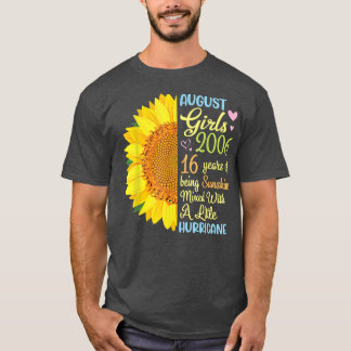 Camiseta August Girls 2006 16 Years Of Being Sunshine Mied 