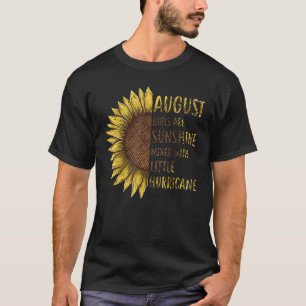 Camiseta August Girls É Sunshine Mistura Pequeno Furacão S