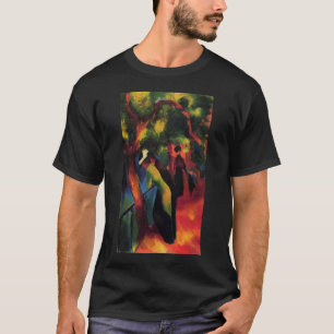 Camiseta August Macke - Sonniger Weg - 1913 - óleo