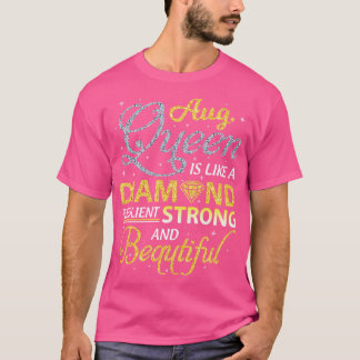 Camiseta August Resilivem Forte E Bonito Parabéns