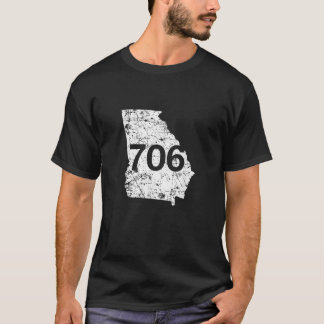 Camiseta Augusta Athens Roma Area Code 706 Shirt Georgia Gi