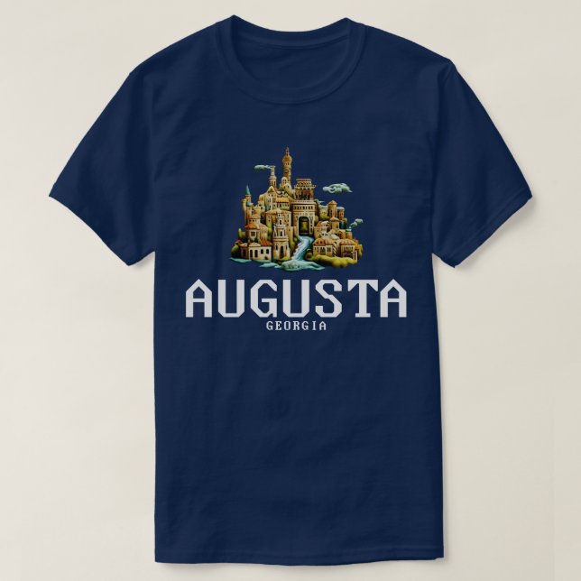 Camiseta Augusta Georgia (Frente do Design)