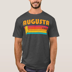 Camiseta Augusta Maine Vintage afressou Souvenir