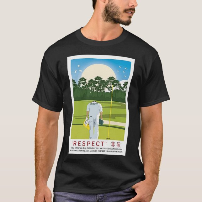 Camiseta Augusta National US Mestrados Hideki Matsuyama Cad (Frente)