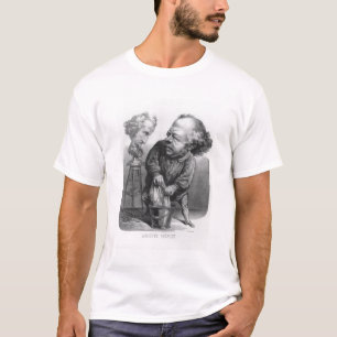 Camiseta Auguste Preault (1809-79), caricatura 'de Le Bou