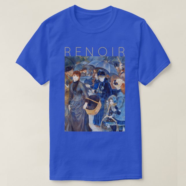 Camiseta Auguste Renoir O Outono Dos Guarda-chuvas (Frente do Design)