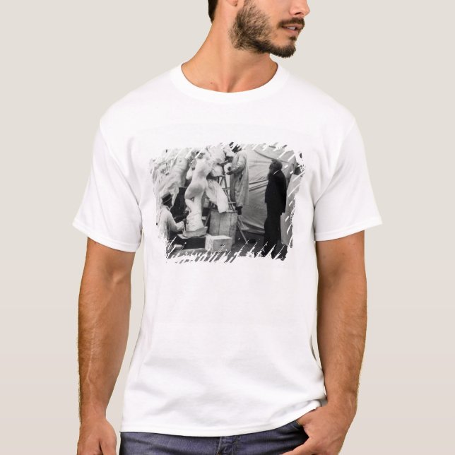 Camiseta Auguste Rodin em seu estúdio de Paris (Frente)