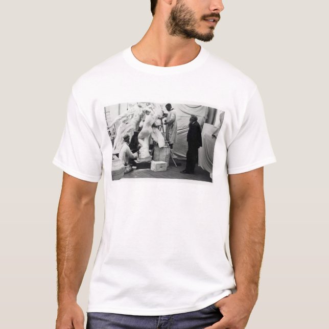 Camiseta Auguste Rodin em seu estúdio de Paris (Frente)