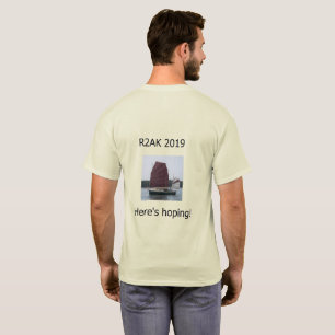 Camiseta Auklet da equipe - parte dianteira e t-shirt