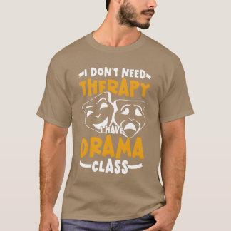 Camiseta Aula de Drama Dramaeacher retrô