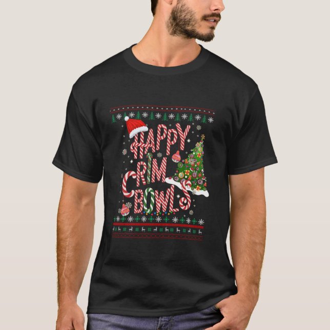 Camiseta Aula de Natal Ideia Árvore de Natal Lawn Xmas (Frente)