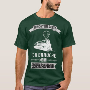 Camiseta Aumenta a pensão dos trabalhadores ferroviários