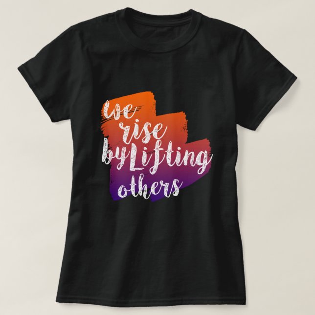 CAMISETA AUMENTAMOS LEVANTANDO OS OUTROS (Frente do Design)