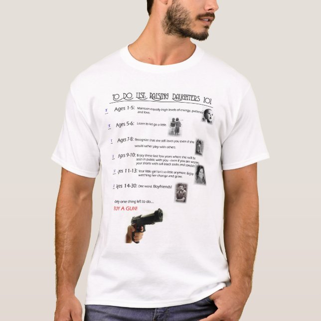 Camiseta Aumentando as filhas 101 (Frente)