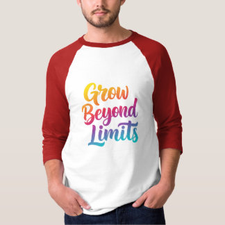 Camiseta Aumentar Além dos Limites - Estilo Unisex de Cotaç