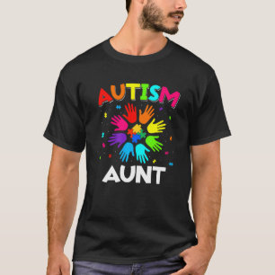 Camiseta Aumentar O Autismo De Mão Sensibilização Para O Ap