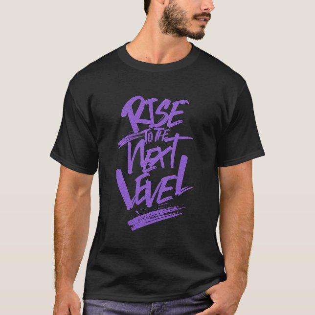 Camiseta Aumentar Para A Motivação De Cotação De Nível Segu (Frente)