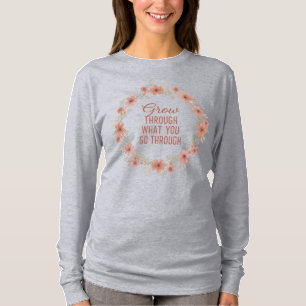 Camiseta Aumente a Citação de Longa Distância Inspiracional
