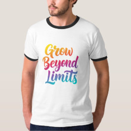 Camiseta Aumente além dos limites - Dedo Motivacional Unise