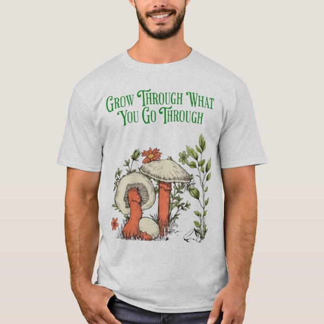 Camiseta Aumente através do que você passa - Q Inspiraciona (Frente)