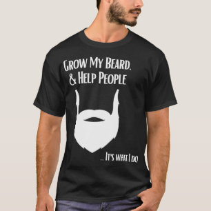 Camiseta Aumente minha barba e ajude as Pessoas como Jesus