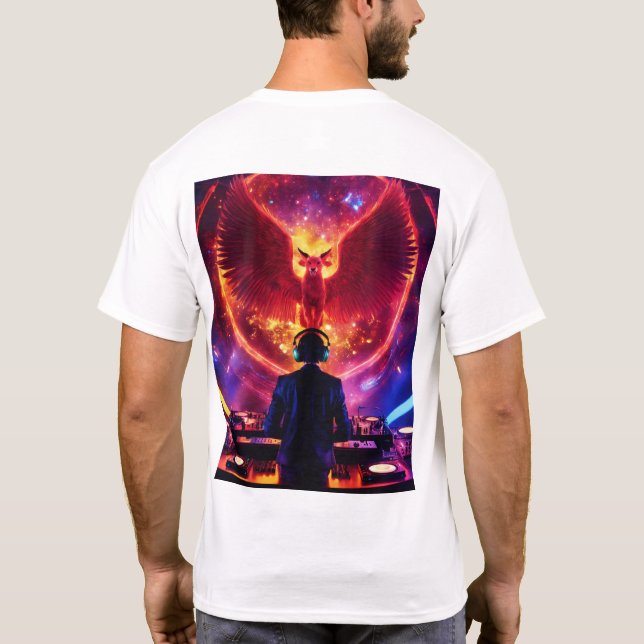 Camiseta Aumente o Beat: Estilo DJ (Verso)