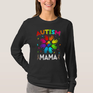 Camiseta Aumente o suporte da família Mama para a conscient
