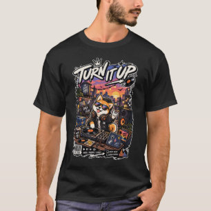 Camiseta Aumente o Volume – DJ Shiba Inu