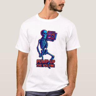 Camiseta Aumente o Volume – Vibrações da Caixa de Som do Es
