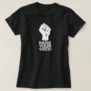 Camiseta Aumente sua voz 1 w